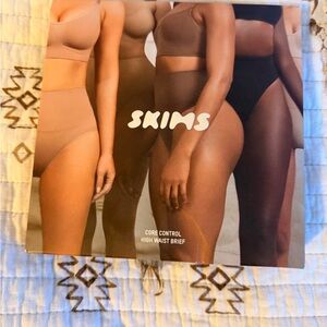 SKIMS High Waist Brief in Sand